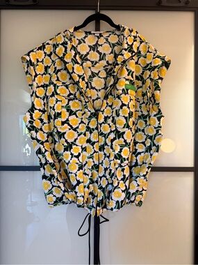 Diane Von Furstenberg X Target Floral Drawstring Rain Vest